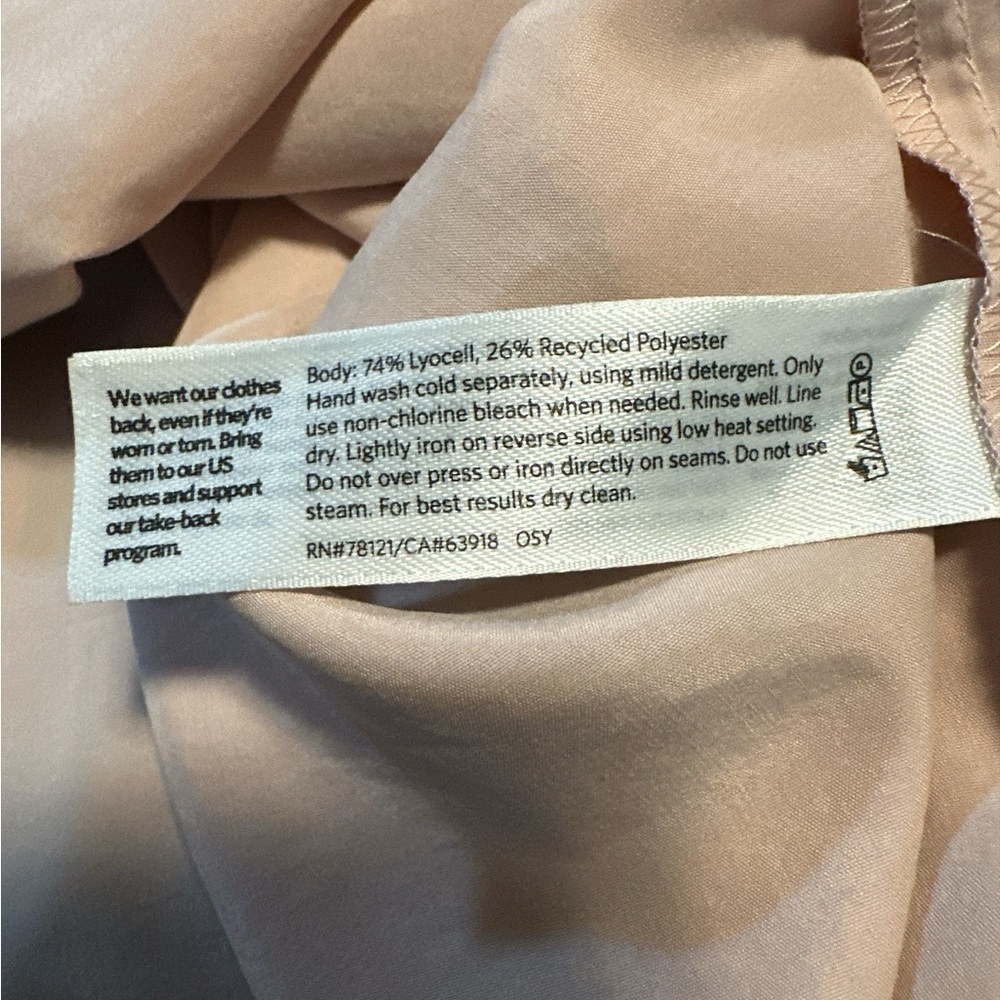 Eileen Fisher Blush Pink Blouse - Picture 3 of 6